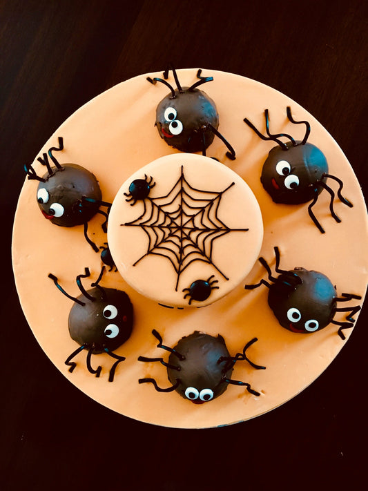 Chocolate and Orange Halloween Cake