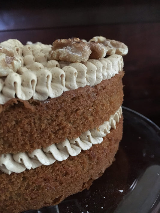 Gluten Free Coffee and Walnut Cake