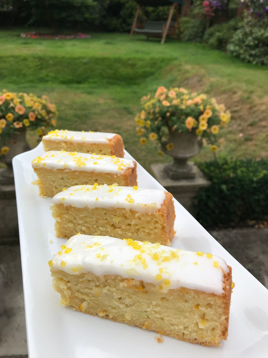 Lemon Yellow or Lime Green Courgette Cake