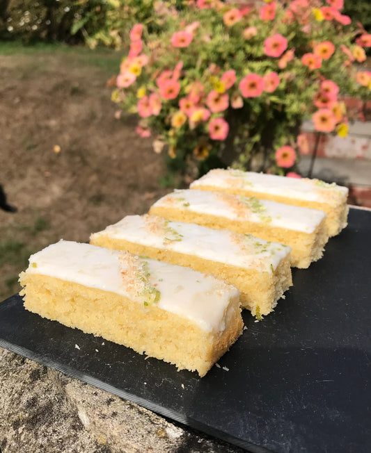 Coconut and Lime Traybake