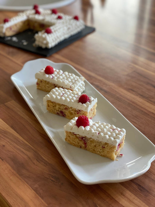 Raspberry Ripple Slices (Vegan)