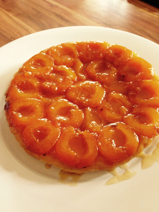 Apricot and Vanilla Tarte Tatin