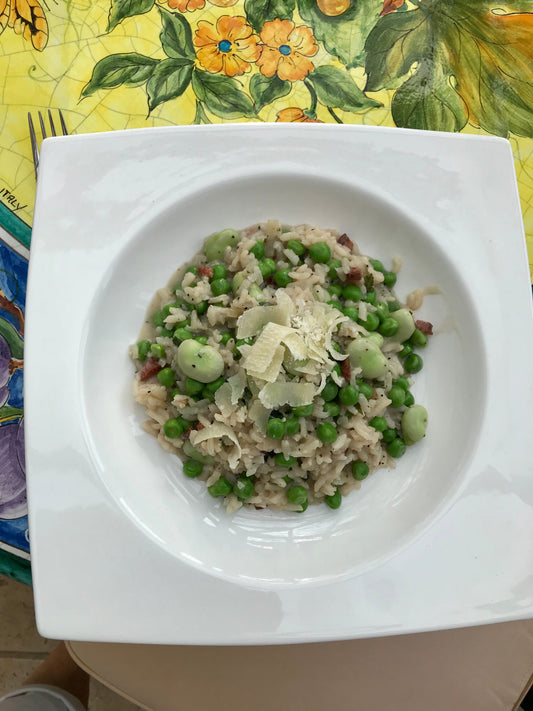 Pea and Bean Risotto