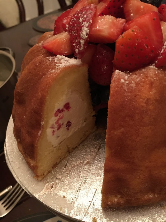 Raspberry Arctic Bundt