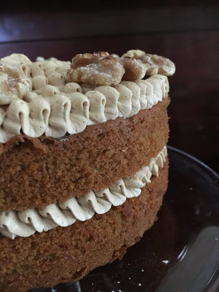 Gluten Free Coffee and Walnut Cake