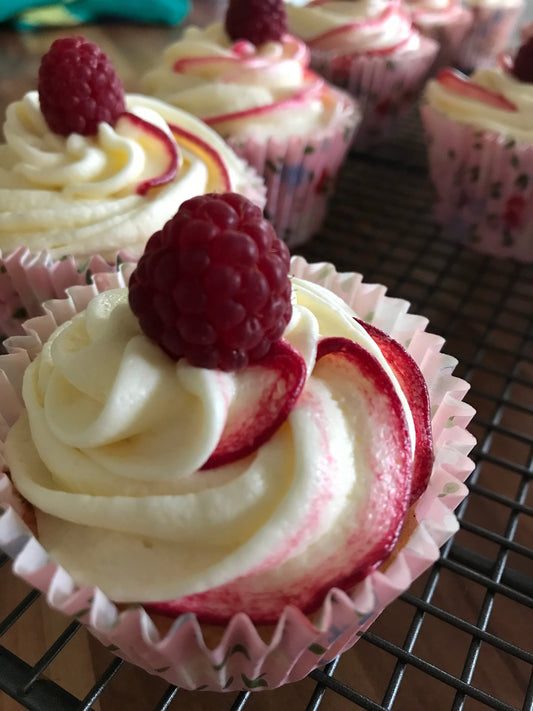 Raspberry Ripple Cupcakes