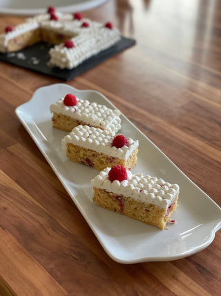 Raspberry Ripple Slices (Vegan)