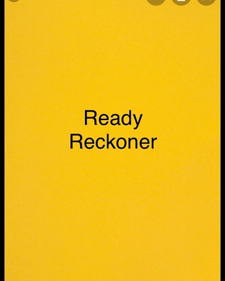 Tin Size Ready Reckoner