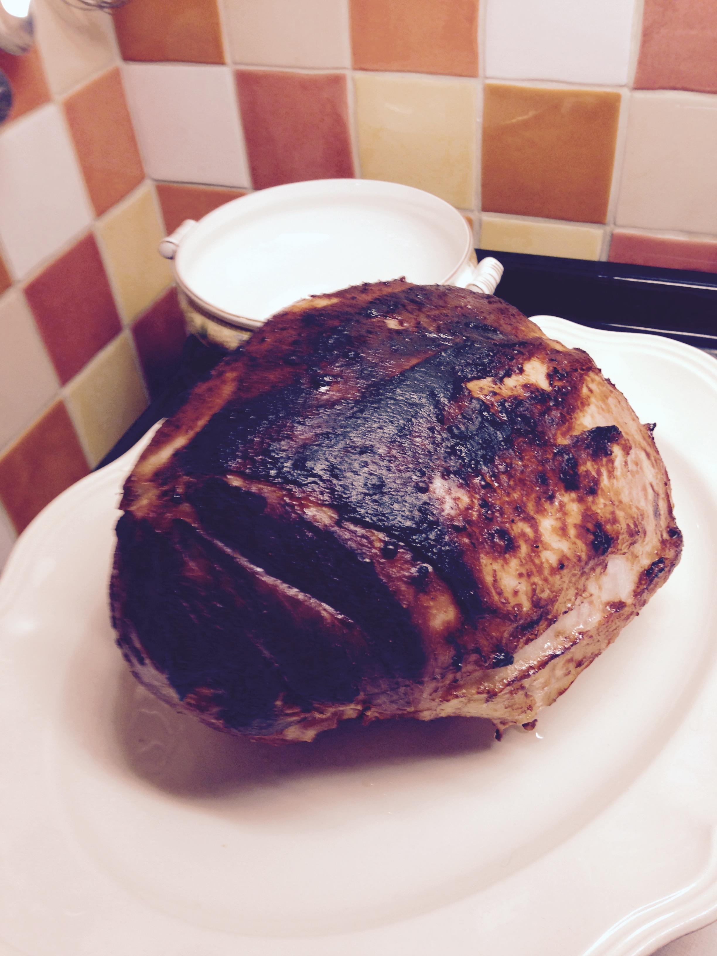 Slow Roasted Ham with Redcurrent Sauce