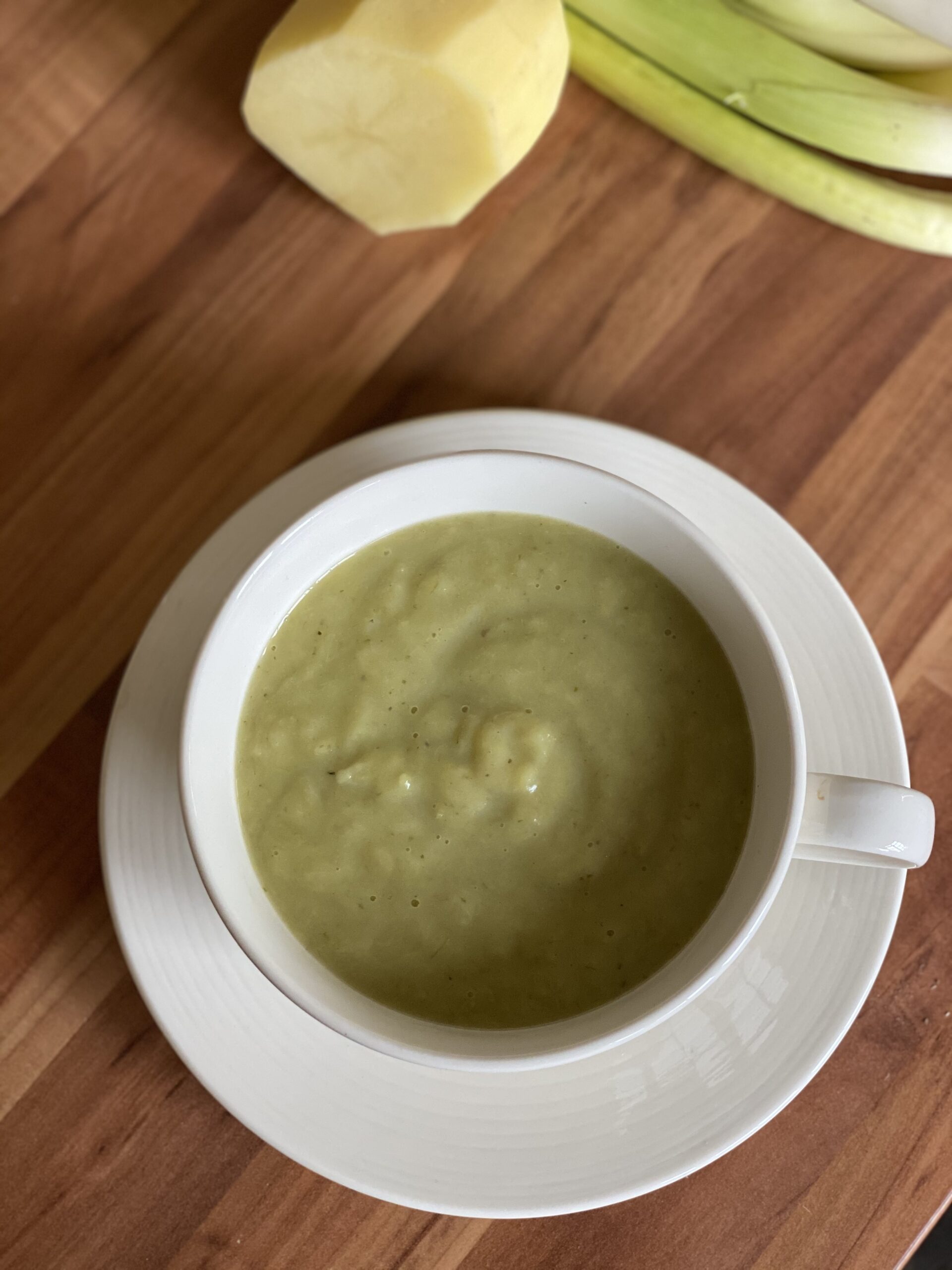 Leek and Potato Soup – with Horseradish
