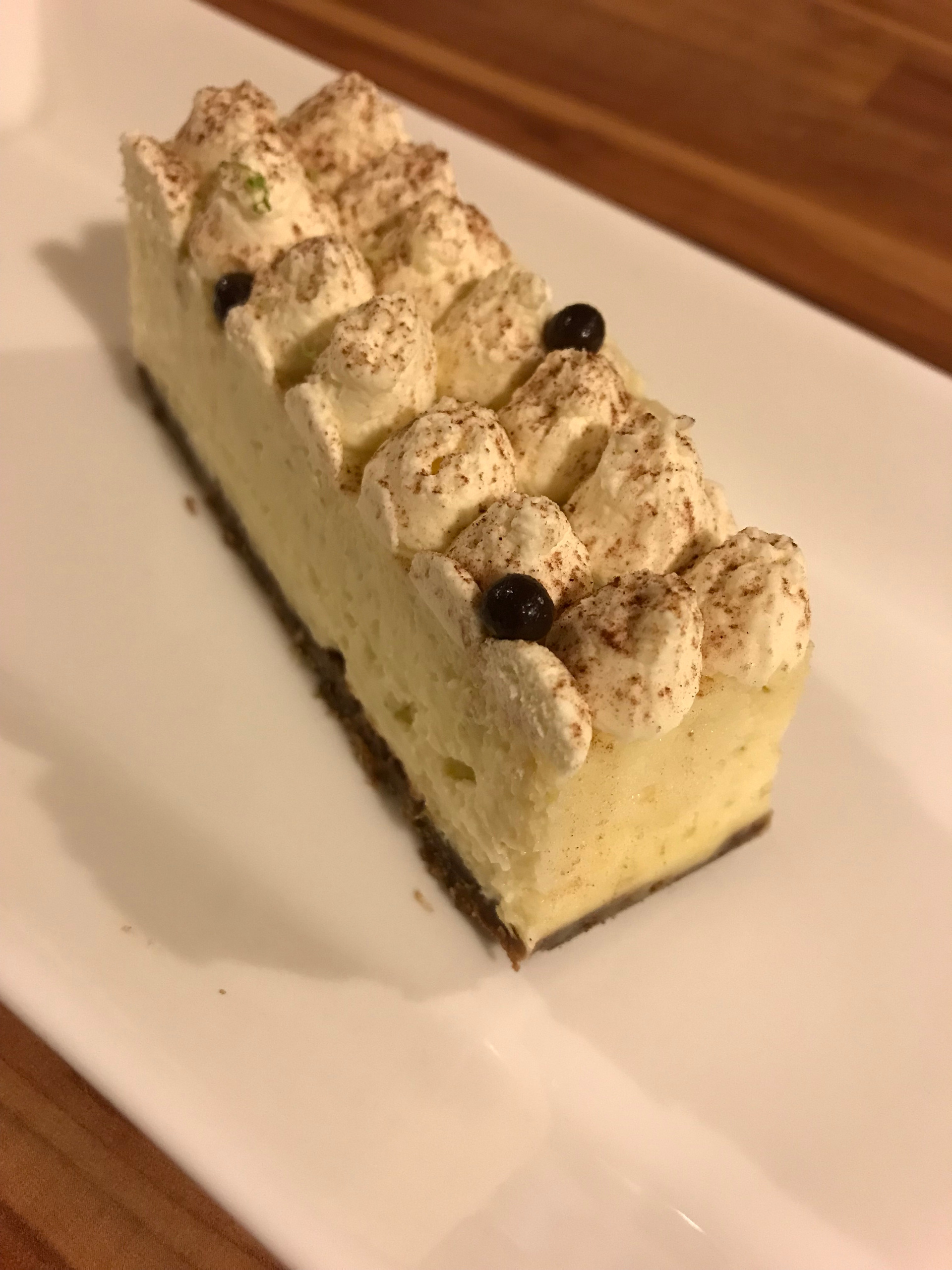 Baked Lime Cheesecake
