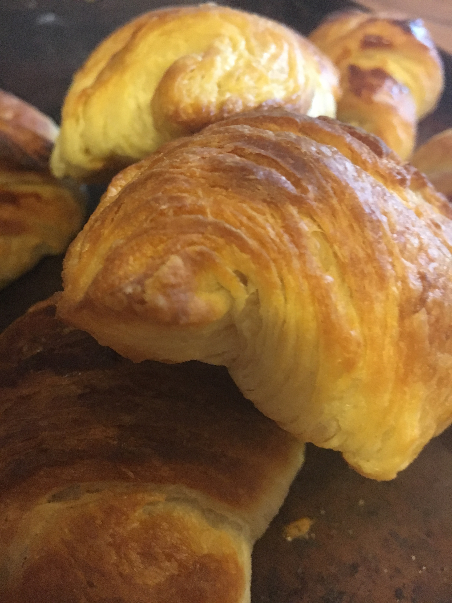 Mini Croissant, Pain au Raisin and Danish pastries