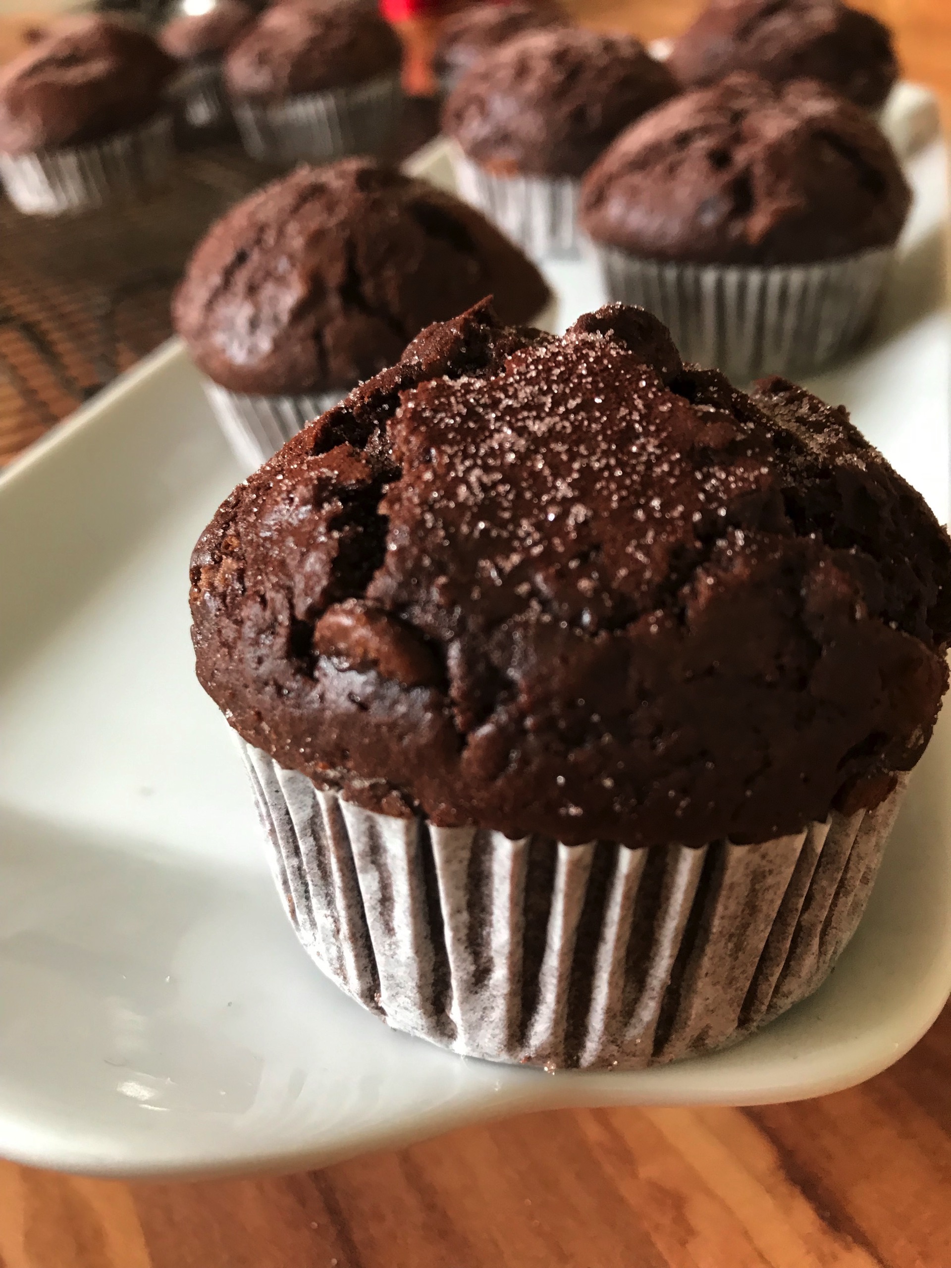 Mini Jumbo Chocolate Muffins